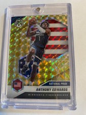 Anthony Edwards, 2020-21 Panini  Gold, National Pride Mosaic
