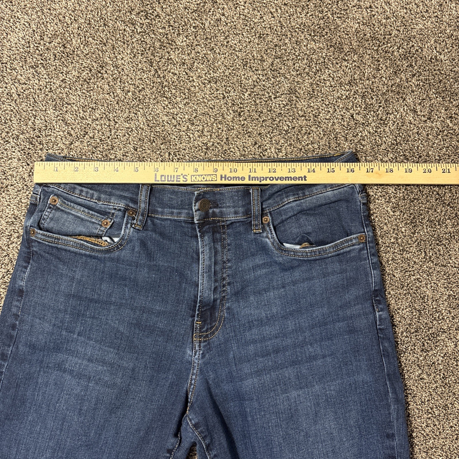 Silver Jeans Co Mens Tag 34x30 Actual 33 X 28 Blue Athletic Slim Jeans Stretch - View 6