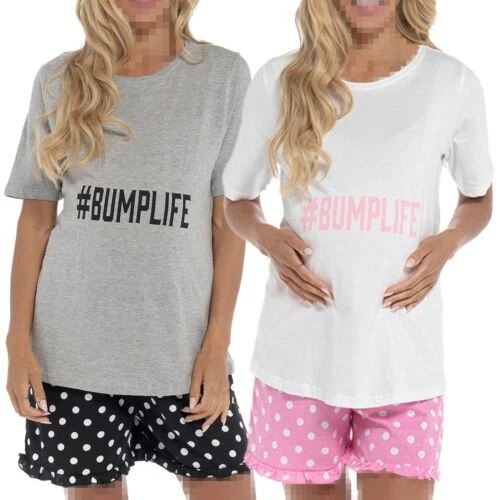 Ensemble De Pyjamas Pour Femmes Enceintes A2Z #BUMPLIFE Vêtements De Nuit PJS