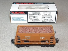 Lionel O/O27 19307 B. & L.E. Ore Car w/ Ore Load 6-19307 ~ TS
