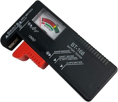 Battery Tester Universal Small Battery Checker for AAA AA C D 9V Button Cell