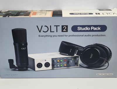 Volt 2 Recording Studio Pack Bundle Universal Audio - Open Box, New