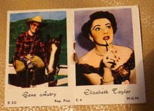 HOLLYWOOD STRIPS 1952 ELIZABETH TAYLOR ROY ROGERS AUTRY ELLIOT VAL BUBBLEGUM