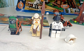 LEGO Star Wars: Ewok Attack 7956 100% Complete w/ Figs, Manual & Box