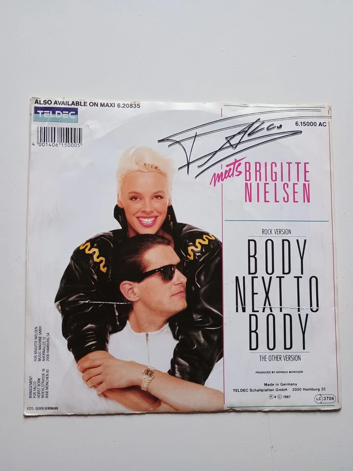  Falco 7" Single Vinyl signed Autogramm Body next to Body 1993 signiert - Bild 4 von 4