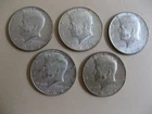 1968 D Kennedy half dollars. 5coins