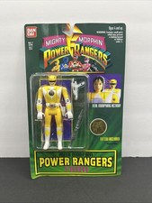Vintage 1994 Bandai Auto Mighty Morphin Power Rangers YELLOW Ranger TRINI Figure