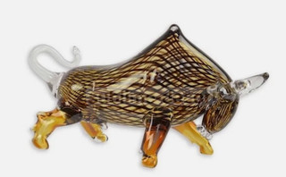 HUGE 40cm Amazing Murano Art Glass Freeform Sculpture Prosperity