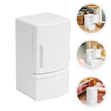 3pcs Miniature Dollhouse Fridge: 1:12 Mini Refrigerator Appliance Decoration
