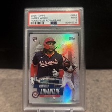 2025 Topps Baseball Home Field Advantage #HA-9 James Wood SSP PSA 9