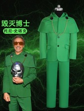 Cosplay Doctor Doom Victor von Doom Costumes Green Jacket Pants Halloween Suits