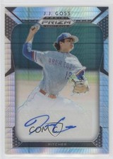 2019 Panini Prizm Draft Picks Auto Hyper Prizm 19/75 JJ Goss #41 Auto 0z8z