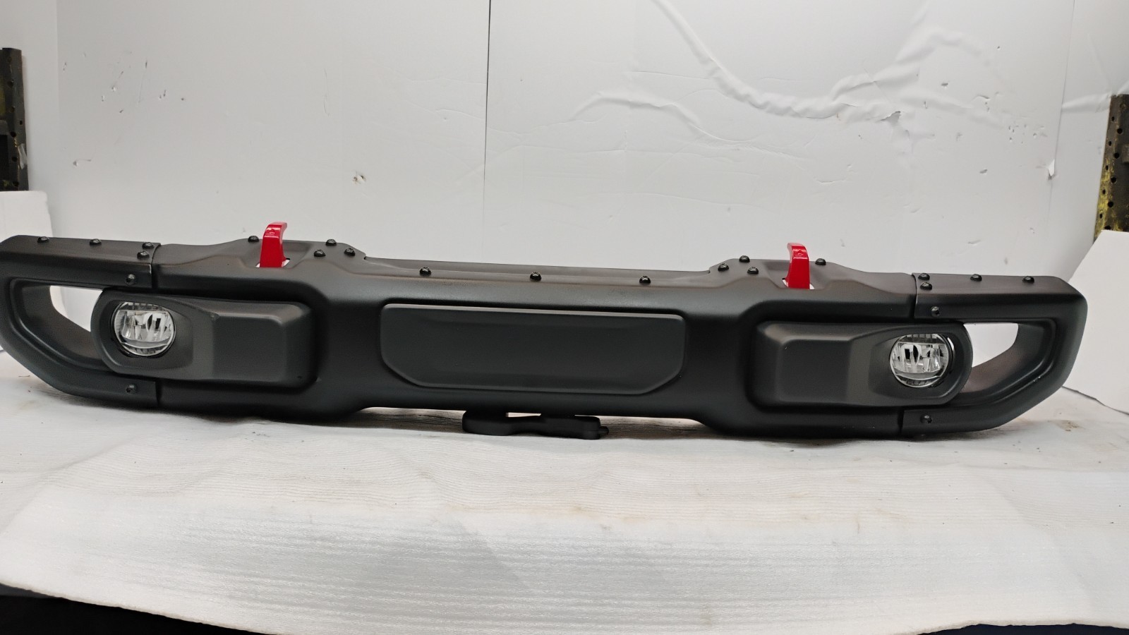 OEM Full Metal Front Bumper w/ Fog Lights Red Hook 2018-2025 Jeep Wrangler JL,JT