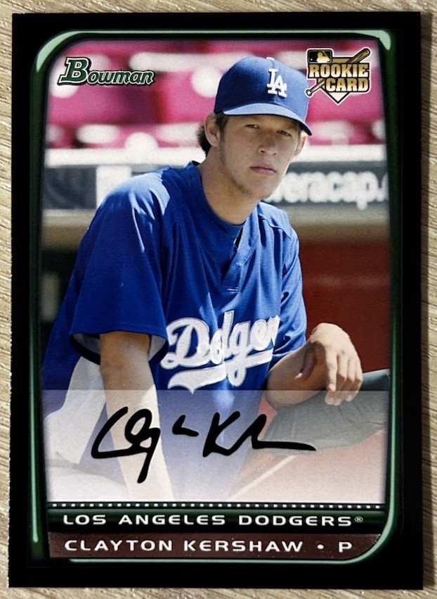 2008 Bowman Draft Picks & Prospects Clayton Kershaw Rookie #BDP26