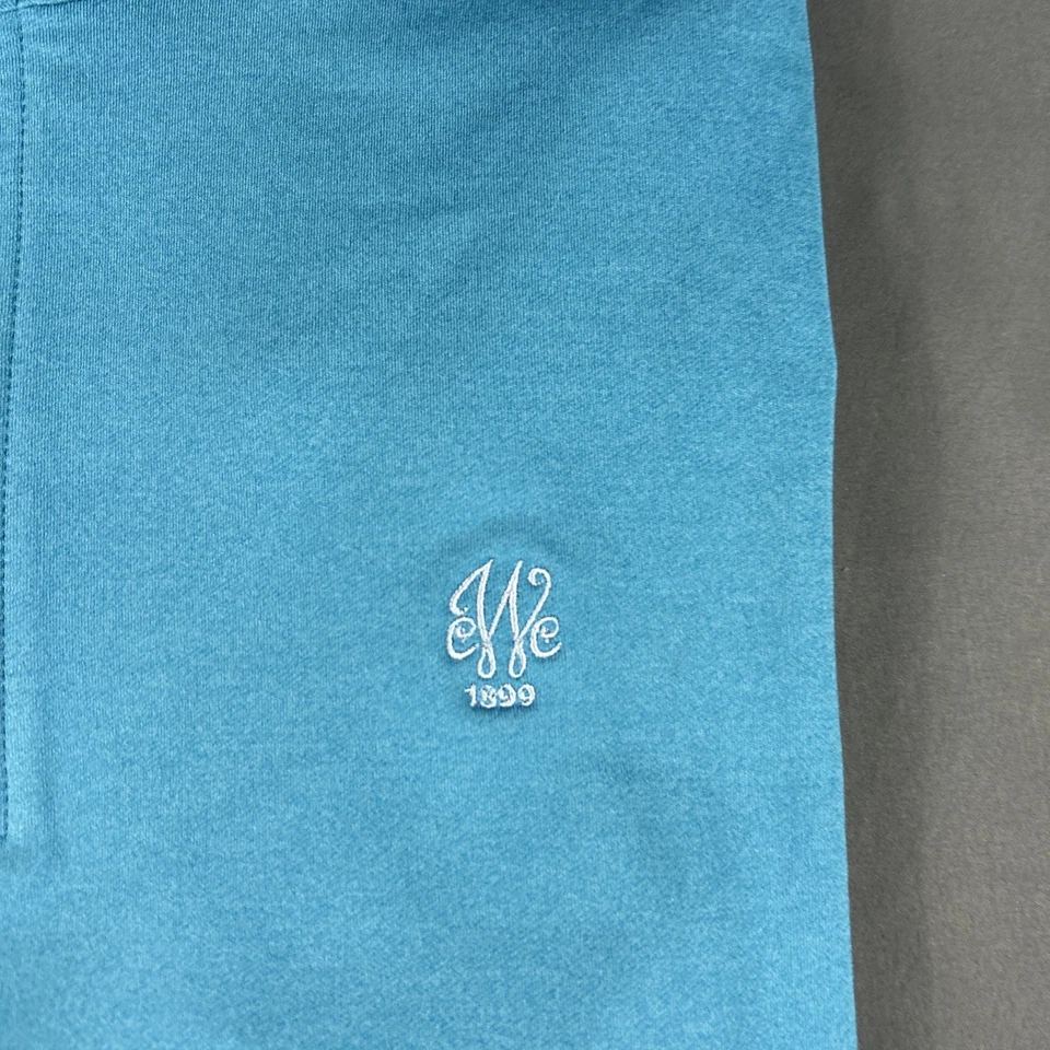 Peter Millar Golf Pullover Crown Sport Chest Logo 1/4 Zip Small Blue MSRP $135 - Image 2 of 4