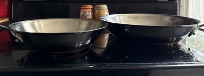 Emeril 10 And 8 Inch Skillet Stainless Steel Copper Core Sauté Frying Pan
