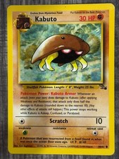 Kabuto 50/62 Common Fossil Pokemon Unlimited MP on eBay