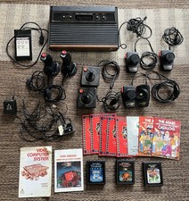 Atari 2600 Console Lot Untested Controllers J...