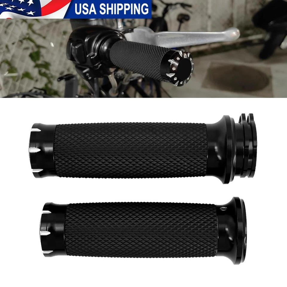 Motorcycle 1" Handlebar Hand Grips For Honda VTX1300C VTX1300R VTX1300S VTX1800 - Изображение 3 из 4