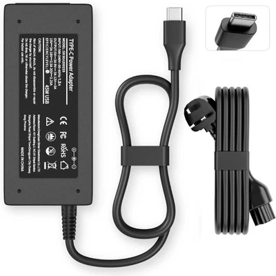 45W USB C Type C for Acer Chromebook Lenovo/HP/Asus/Samsung Power Laptop Charger - Image 1 of 4