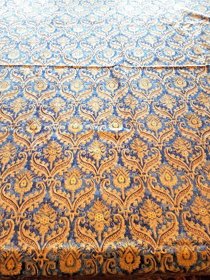 Tissus Ameublement  des années 50 en coton -  240 cm x 123 cm - Photo 2/4