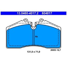 ATE Bremsbelagsatz Bremsklötze vorne 94435193902 92835193101 | 22183664