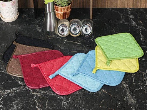 Pot Holders Cotton Made Machine Washable Heat Resistant Potholder, Pot Holder... - Picture 7 of 7