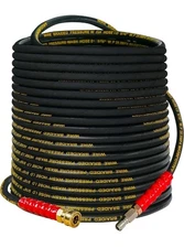 Hourleey Kink Resistant Pressure Washer Hose 100FT, High Tensile Wire Power...