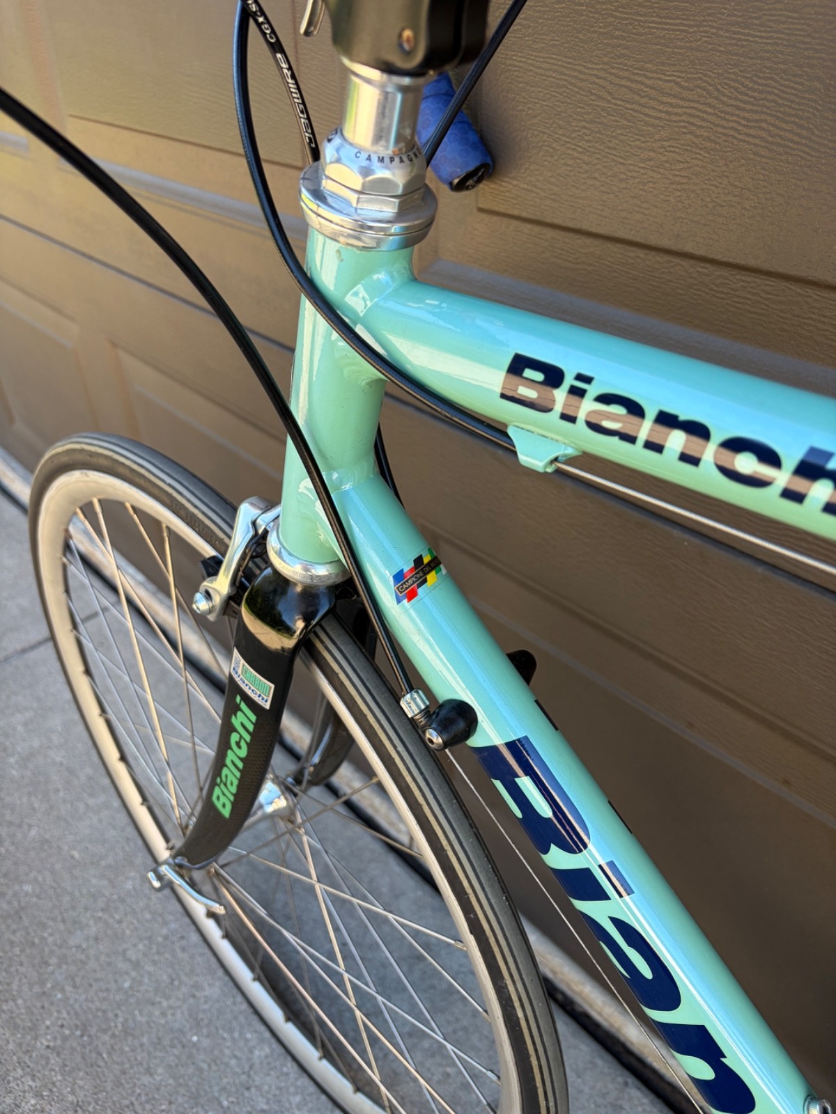 (Used) Bianchi Mega Pro - 7000 Aluminum - Campagnolo Record Chorus - 9 speed - Tri-Road (649.00 USD) (Used) Bianchi Mega Pro - 7000 Aluminum - Campagnolo Record Chorus - 9 speed - Tri-Road (649.00 USD)