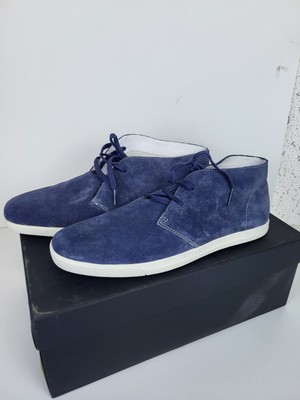 Hugo Boss Suede Blue Boots For Men Lace Up Size 9 | eBay display picture 3