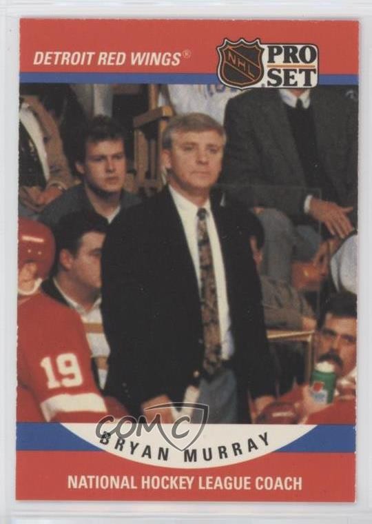1990-91 Pro Set Bryan Murray #664 Rookie RC 2cb