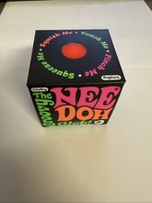 Schylling Nee Doh Groovy Glob Squeezable Stress Ball Sensory Toy - Orange
