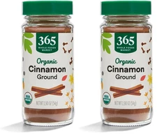 365 Whole Foods Market, Organic Ground Cinnamon, 1.9 Ounce (Pack of 2)