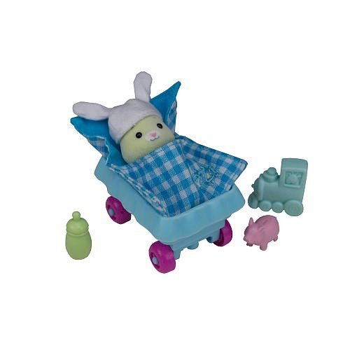 Manta adorable cochecito de bebé Zhu Zhu BABIES hámster Tots mascotas y 3 accesorios - Imagen 14 de 98
