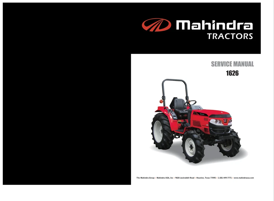 Mahindra 1626 Shuttle Service Manual and Operator Manuals FREE SHIPPING - Image 2 of 4