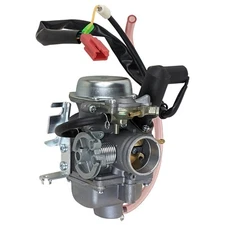 RedCap Replacement PD26 Carburetor with 2 Pin Choke Plug for 250cc Scooter