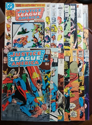 14 DC Justice League of America Comic Book lot Silver, Bronze, & Copper Age!!