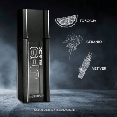 Jafra JF9 black Cologne For Men 100 ml Fl New In Box