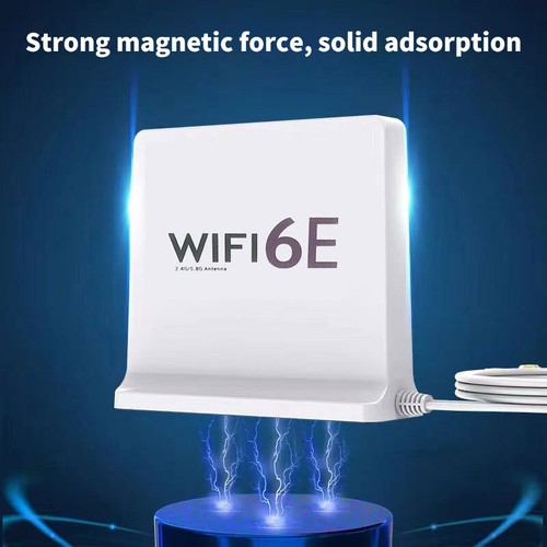 Portable 2.4G 5.8G 6G WiFi 6E Mimo Aerial With 2pcs Cable Indoor Outdoor - Zdjęcie 4 z 14