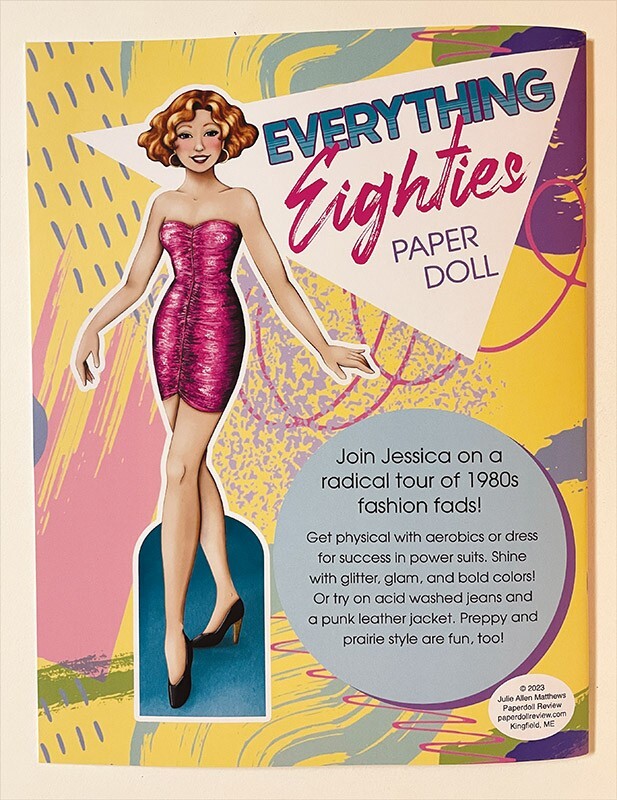 Fun and fabulous ! EVERYTHING EIGHTIES PAPER DOLS by Julie Allen
