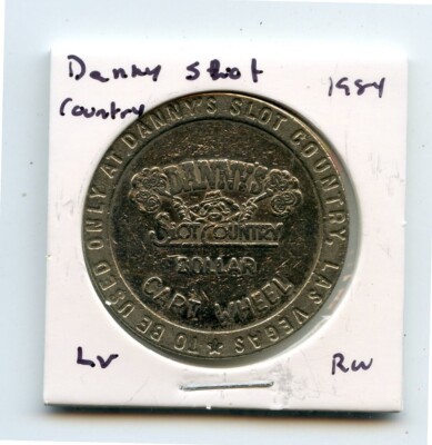 1.00 Token from the Dannys Slot Country Casino Las Vegas Nevada RW 1984