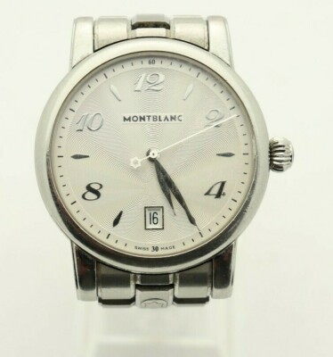 Montblanc 108761 Star Date Quartz Men's Silver Dial Watch