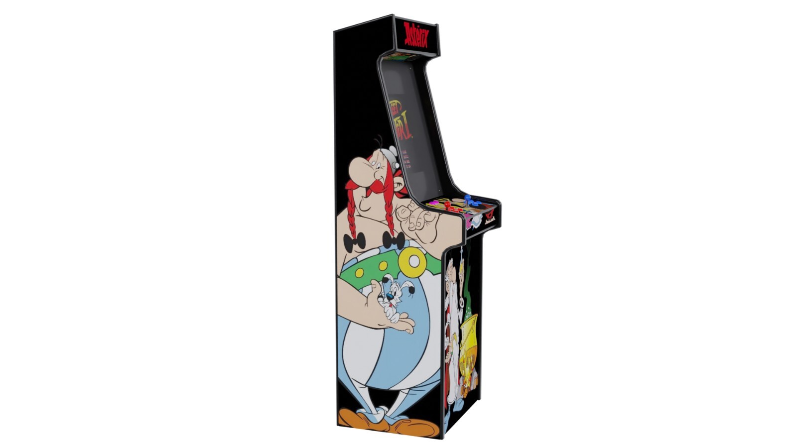Kit stickers Astérix et Obélix pour borne d'arcade rétro de salon - 4