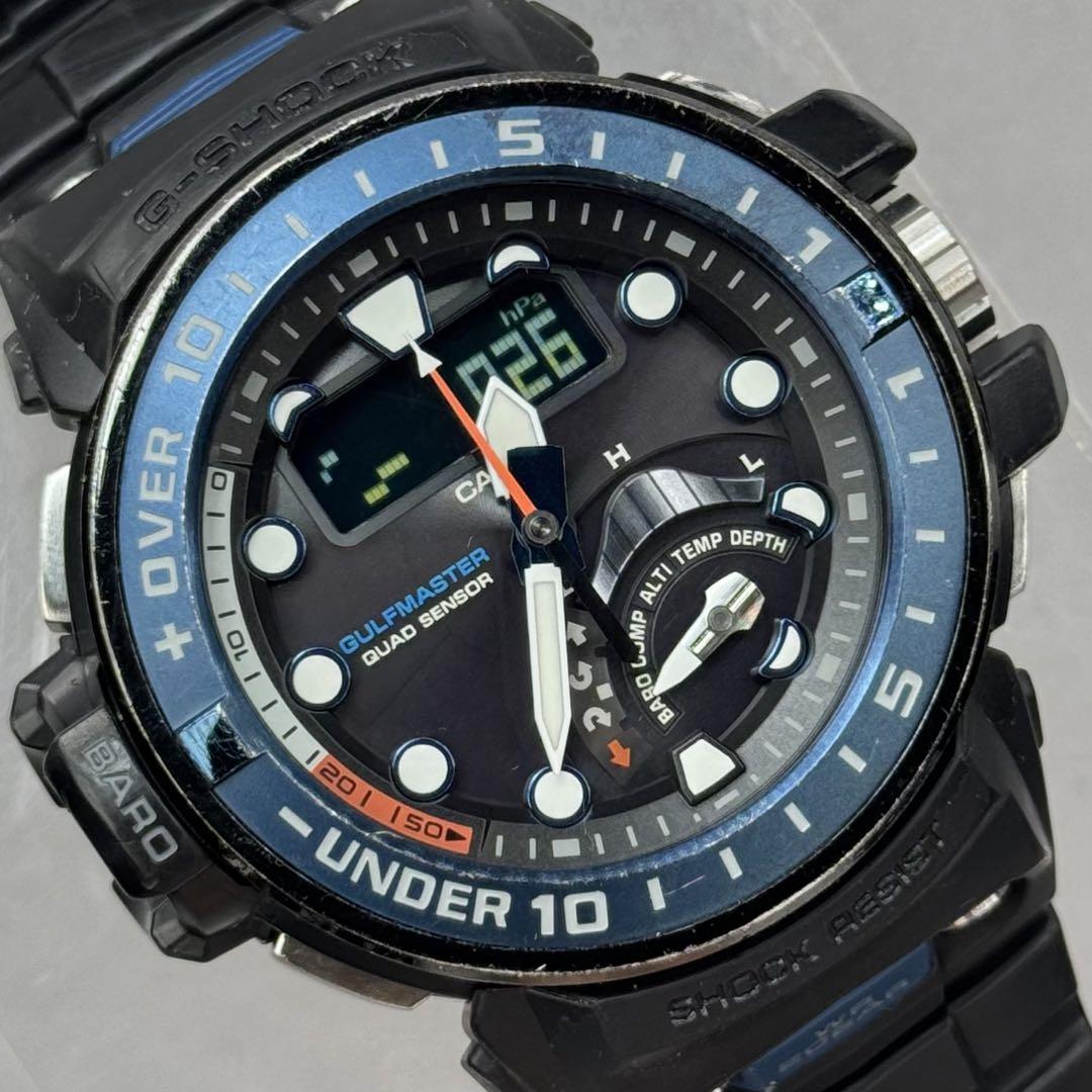 G-SHOCK ガルフマスターGWN-Q1000A-1AJF CASIO G-SHOCK Gulfmaster GWN-Q1000A-1AJF Men's Watch Black