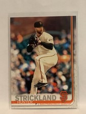 #153 Hunter Strickland San Francisco Giants 2019 Topps Series One Baseball Card