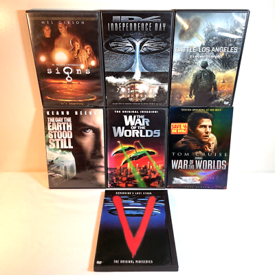 8 ALIEN INVASION MOVIES (DVD) Action Adventure Sci-Fi Aliens UFO