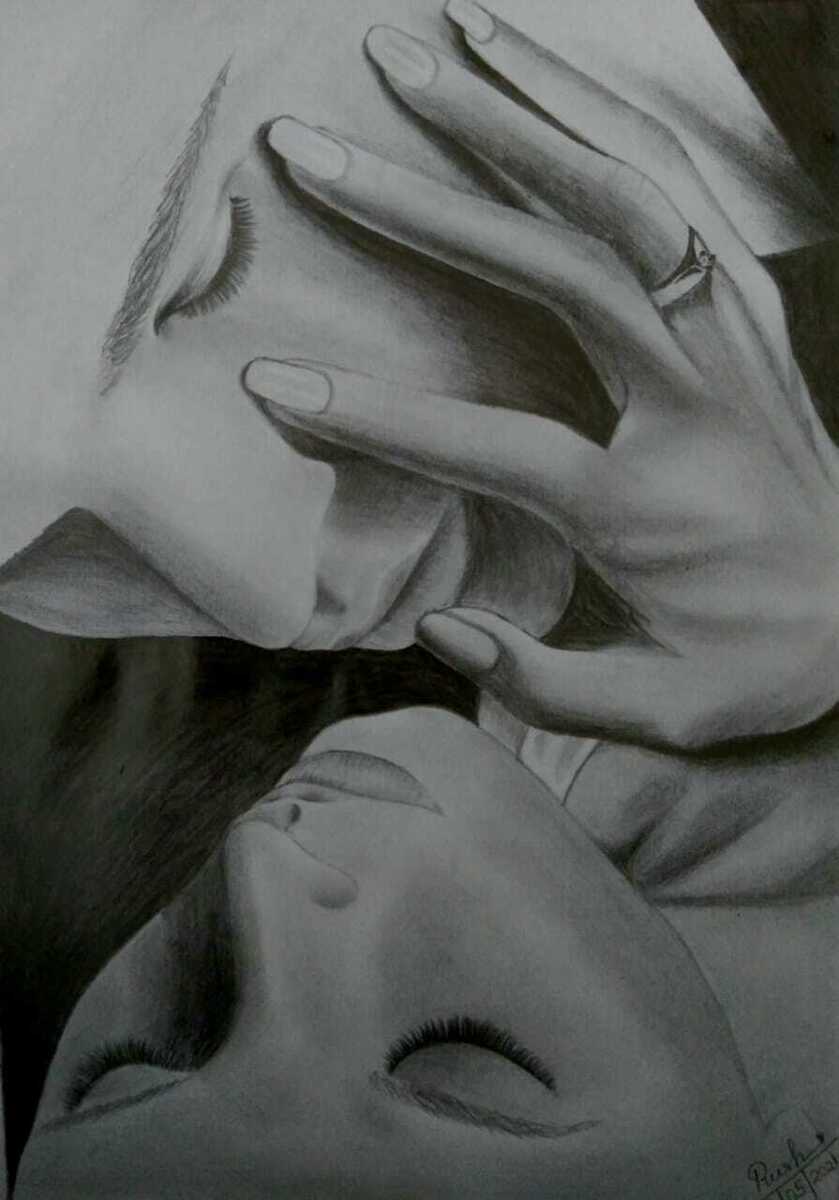 Romantic-Couple-Pencil-Sketches-and-Drawings