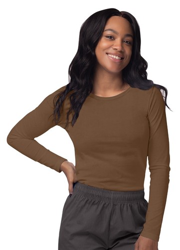 Sivvan Women's Medical Workwear T-Shirt Underscrub Top Comfort Long Sleeve Tee - Picture 121 of 210