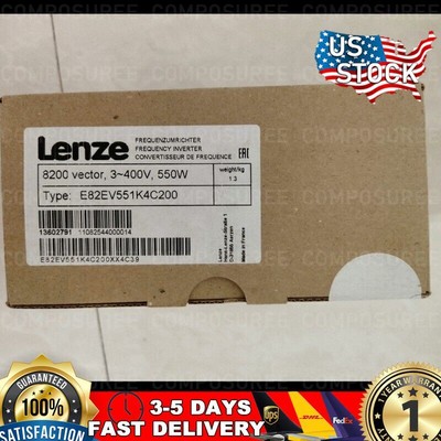 E82EV551K4C200 NEW LENZE E82EV551_4C200 Inverter 8200 Vector 0.55kW