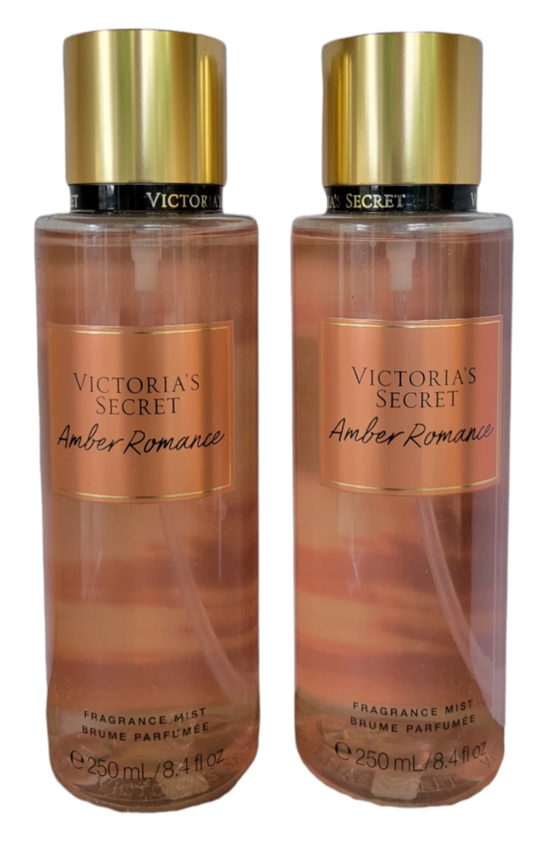 2 NEW Amber Romance Victoria's Secret, 8.4 oz Fine Fragrance Mist Women